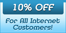 10% off for all internet customers